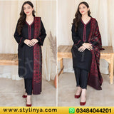 Aisling Embroidered Unstitched Dhanak 3Pc Suit - SL1001