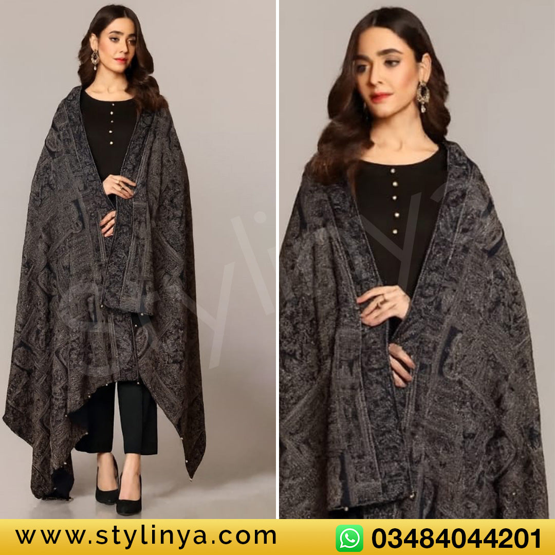 BAREEZE Embroidered Unstitched KARANDI 3Pc Suit - SL1001