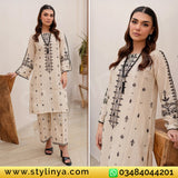 Zara Shahjahan Embroidered Unstitched Dhanak 2Pc Suit - SL1004