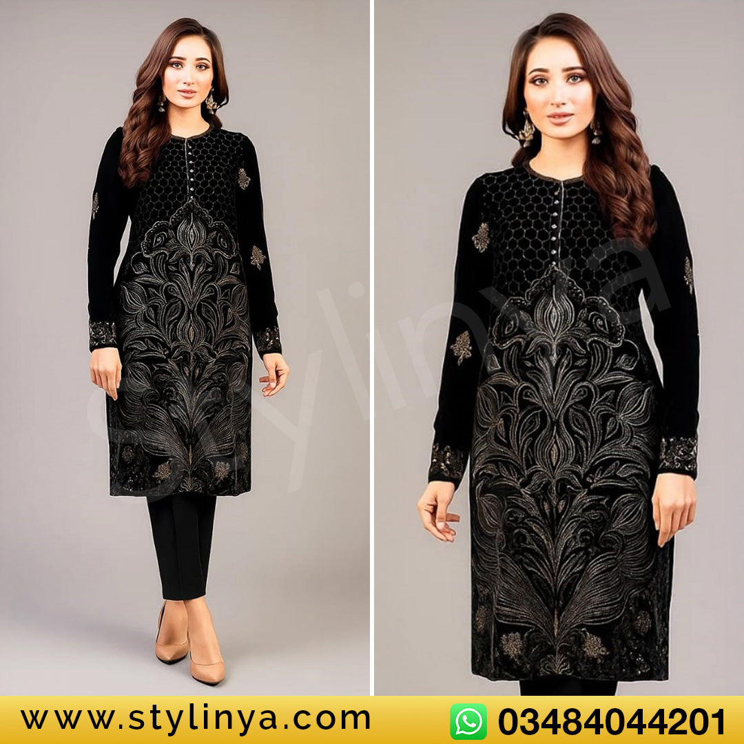 BAREEZE Embroidered Unstitched Dhanak 2Pc Suit - SL1007