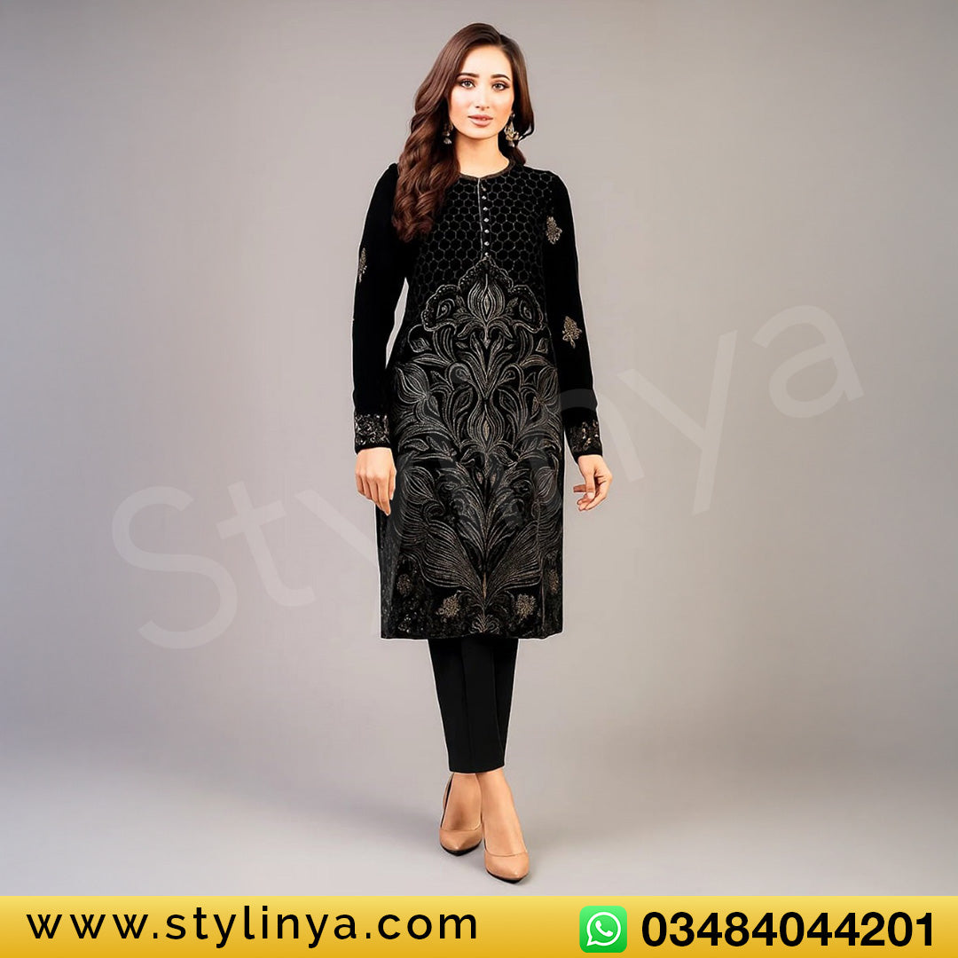 BAREEZE Embroidered Unstitched Dhanak 2Pc Suit - SL1007