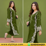 Larobe Embroidered Unstitched Dhanak 2Pc Suit - SL1011