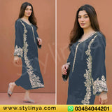 Larobe Embroidered Unstitched Dhanak 2Pc Suit - SL1012