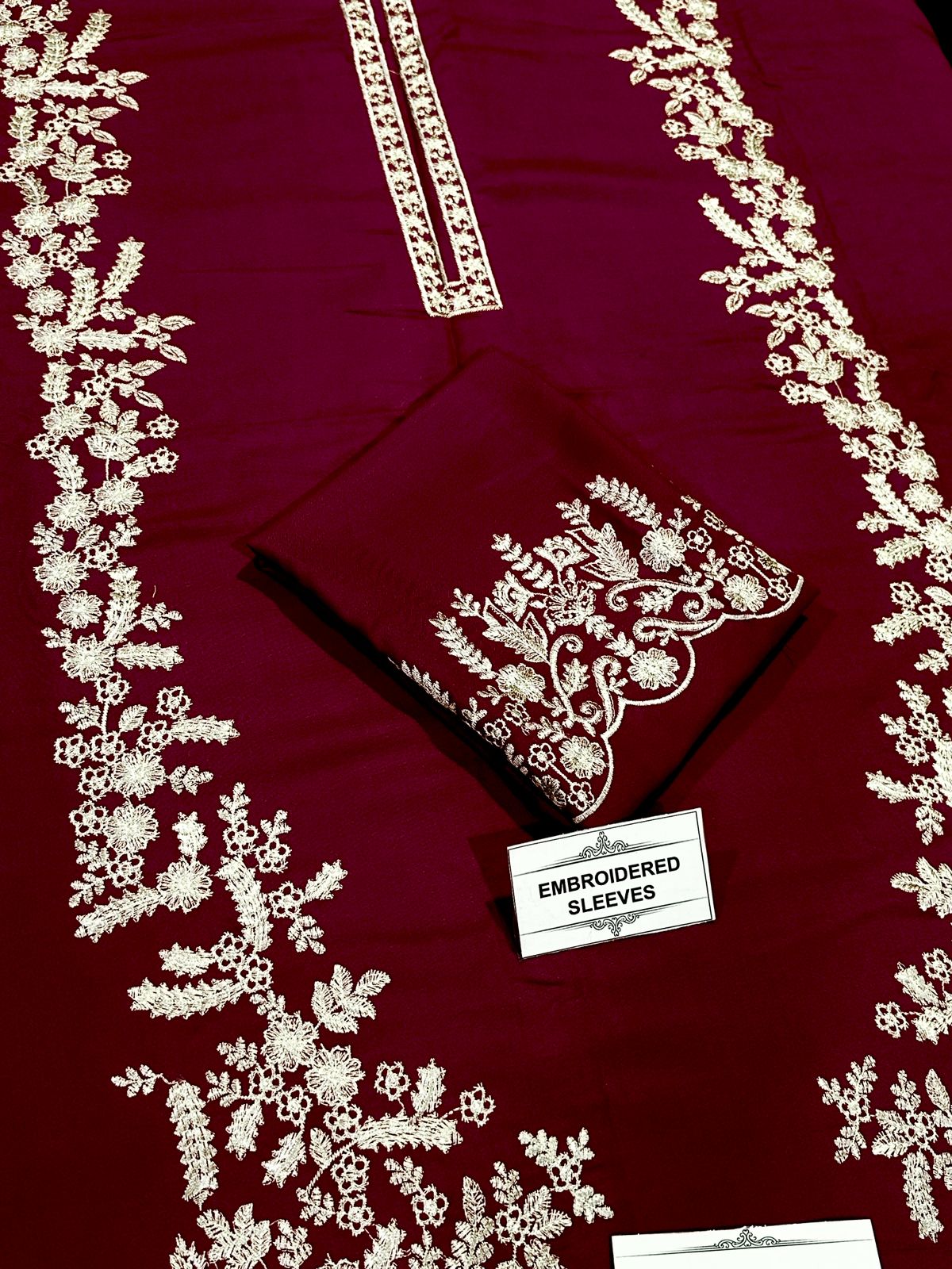 Larobe Embroidered Unstitched Dhanak 2Pc Suit - SL1009