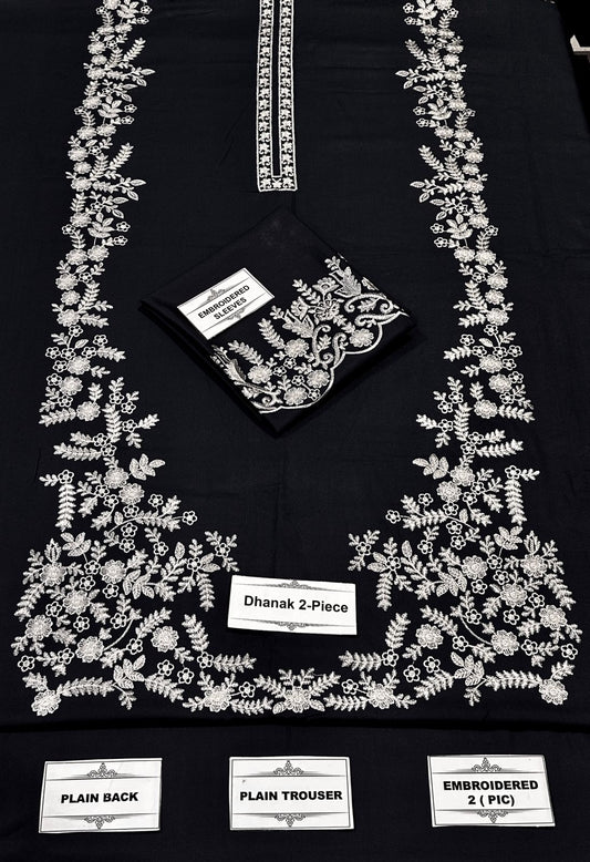 Larobe Embroidered Unstitched Dhanak 2Pc Suit - SL1014