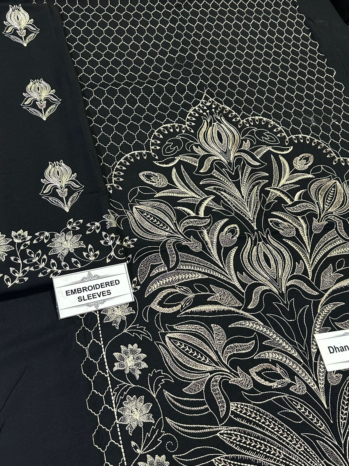 BAREEZE Embroidered Unstitched Dhanak 2Pc Suit - SL1007