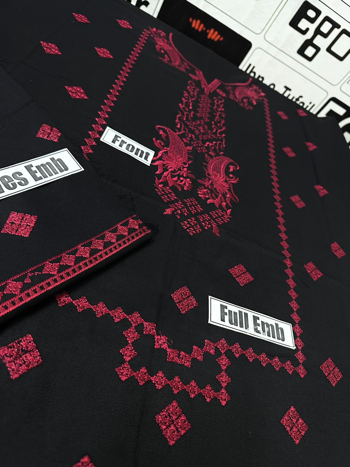 Zara Shahjahan Embroidered Unstitched Dhanak 2Pc Suit - SL1003