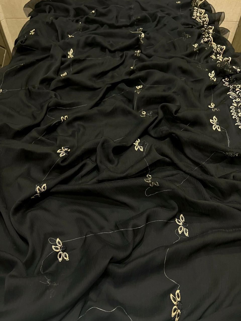 Khaadi Embroidered Unstitched Dhanak 3Pc Suit - SL1001