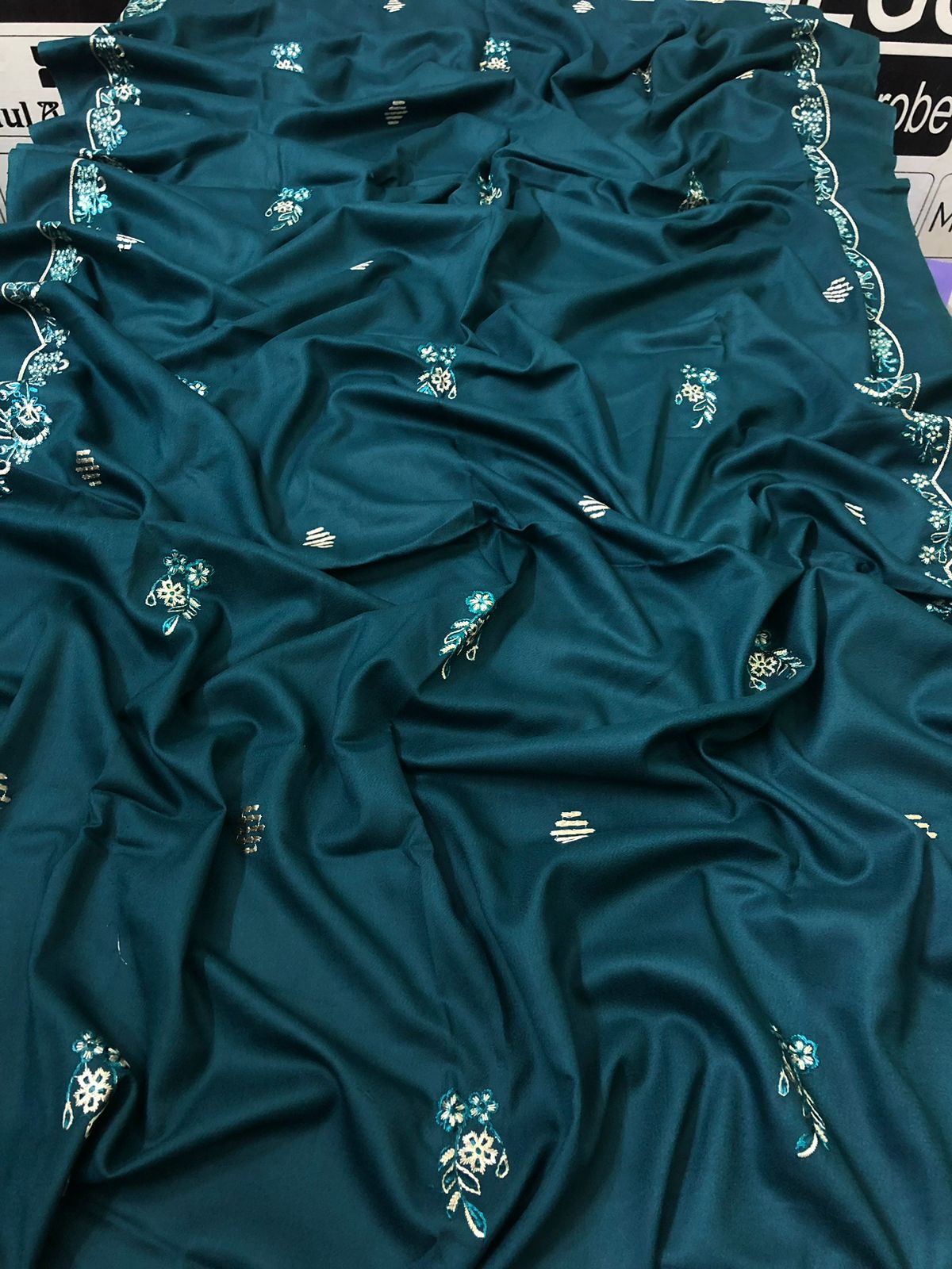 FARASHA Embroidered Unstitched Dhanak 3Pc Suit - SL1001