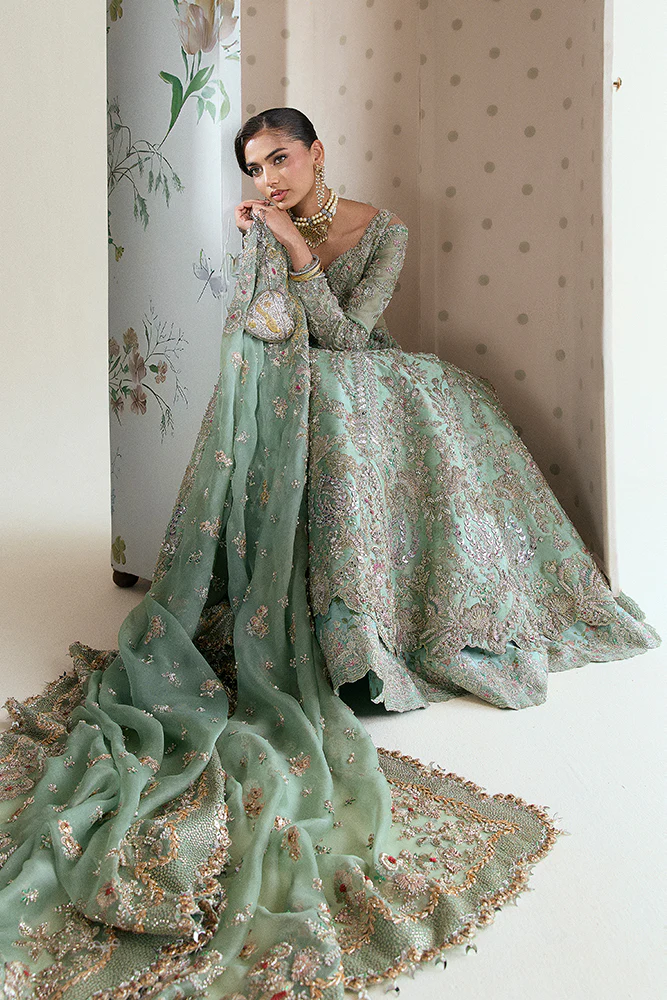 Suffuse by Sana Yasir White Chiffon Bridal Dress Wedding Edition