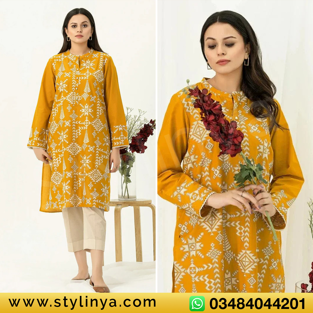 Limelight Lawn Embroidered 2 Piece Dress