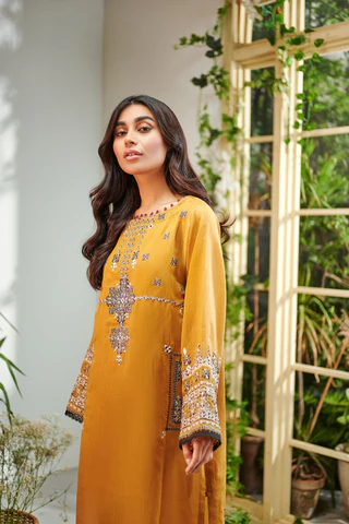 Batik Dhanak Winter Embroidered 2 Piece Dress