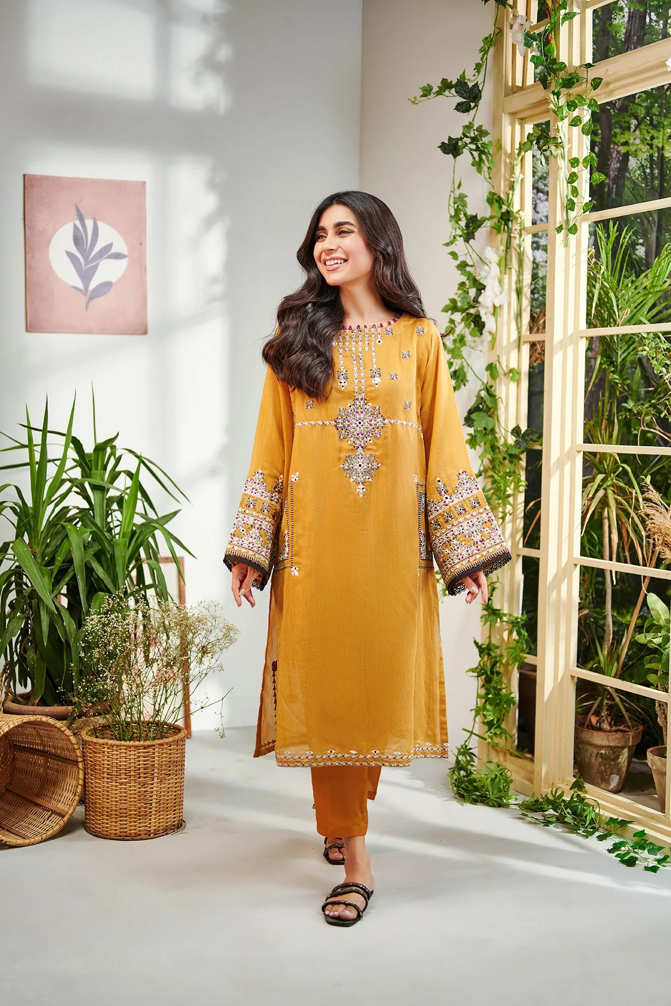 Batik Dhanak Winter Embroidered 2 Piece Dress