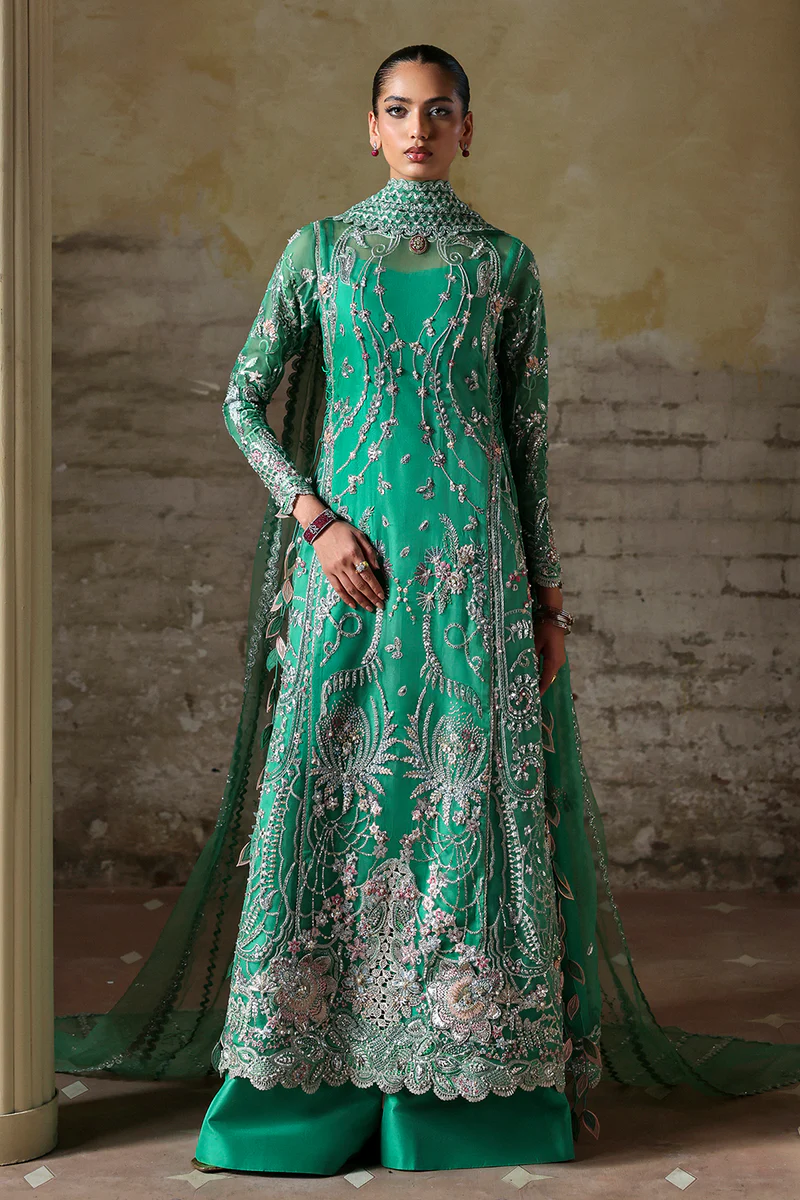 Soraya Lumene Embroidered Organza 3Pc Suit - Maristella