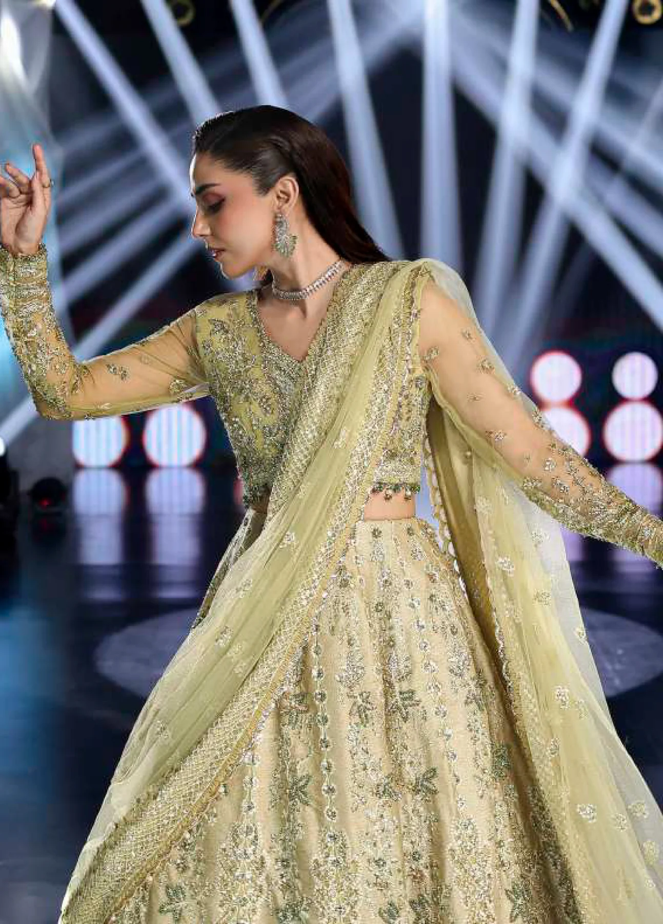 Elaf Premium - Stardom - Handwork 25 - Mint Majesty