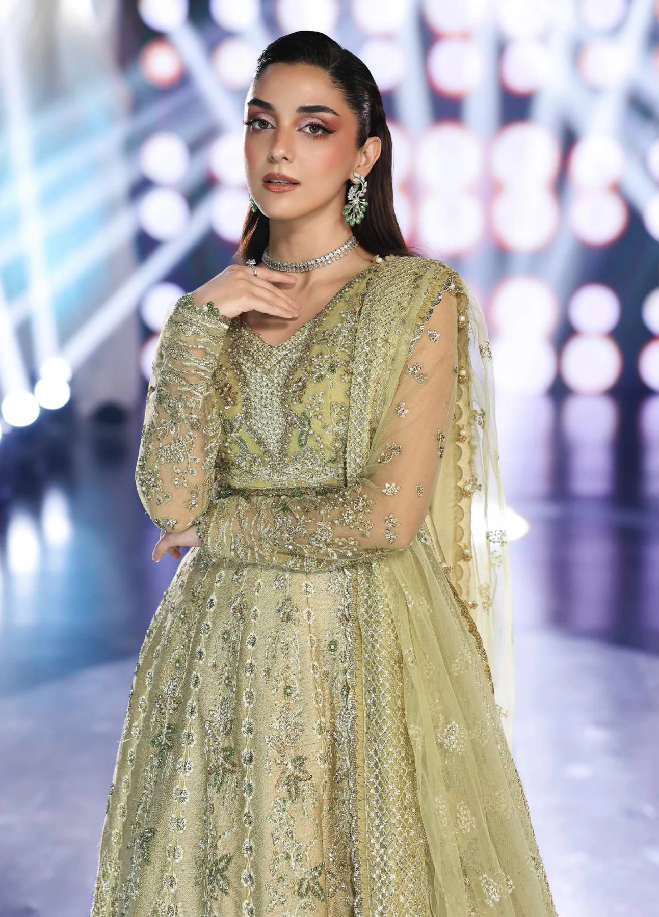 Elaf Premium - Stardom - Handwork 25 - Mint Majesty