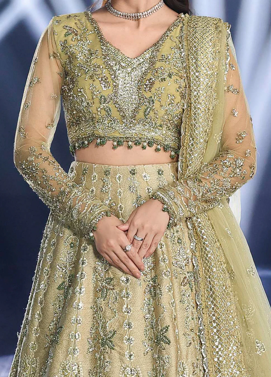 Elaf Premium - Stardom - Handwork 25 - Mint Majesty