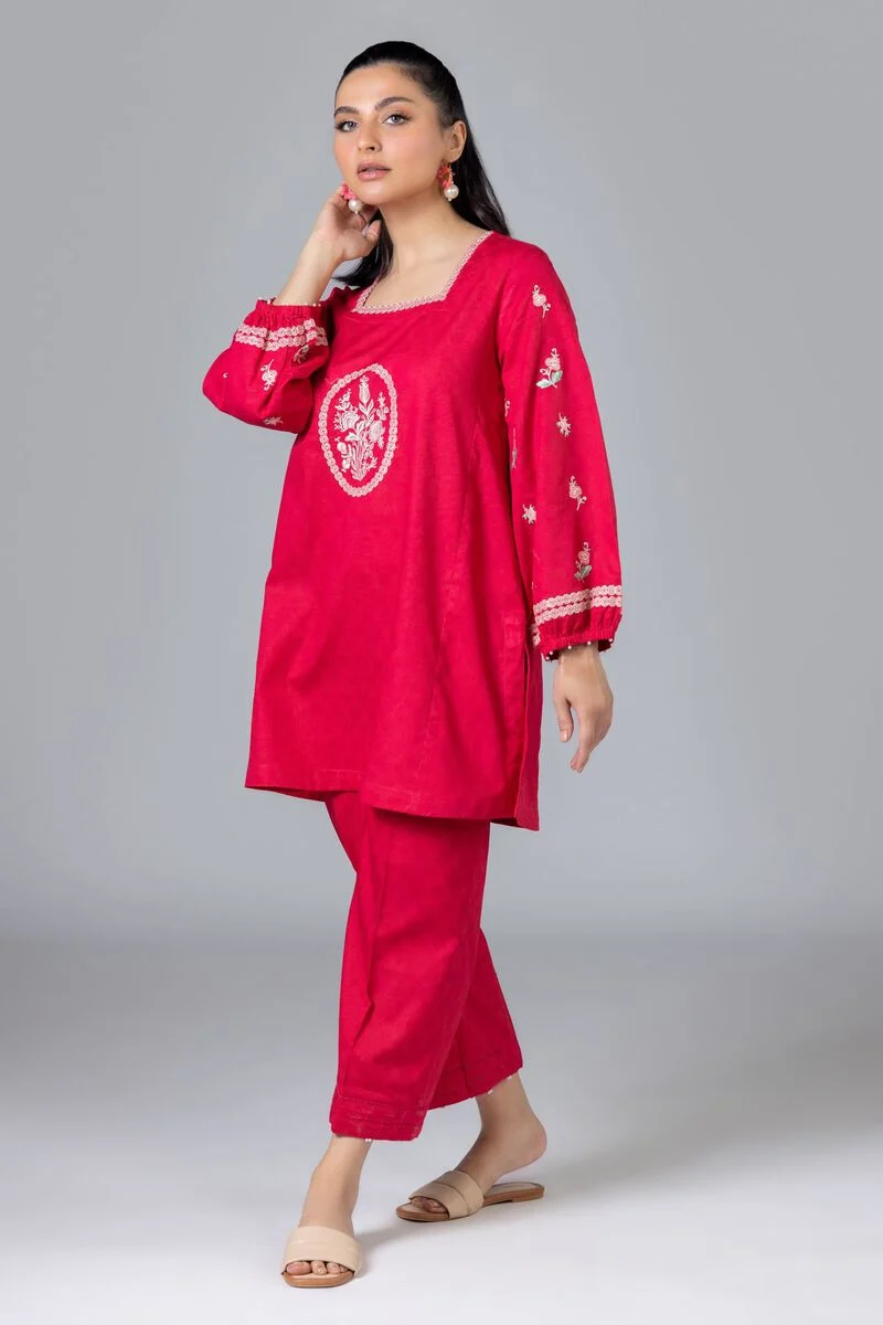 embroidered kurta set