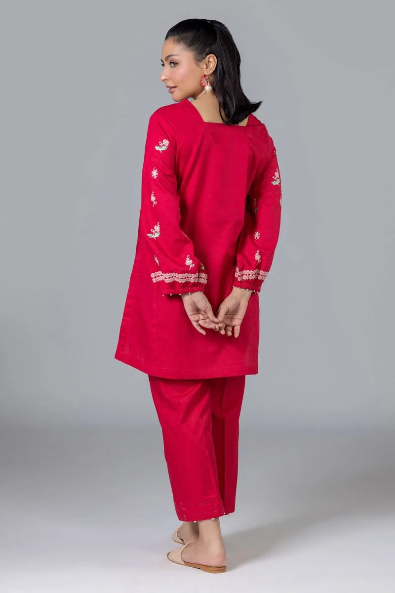 embroidered kurta set