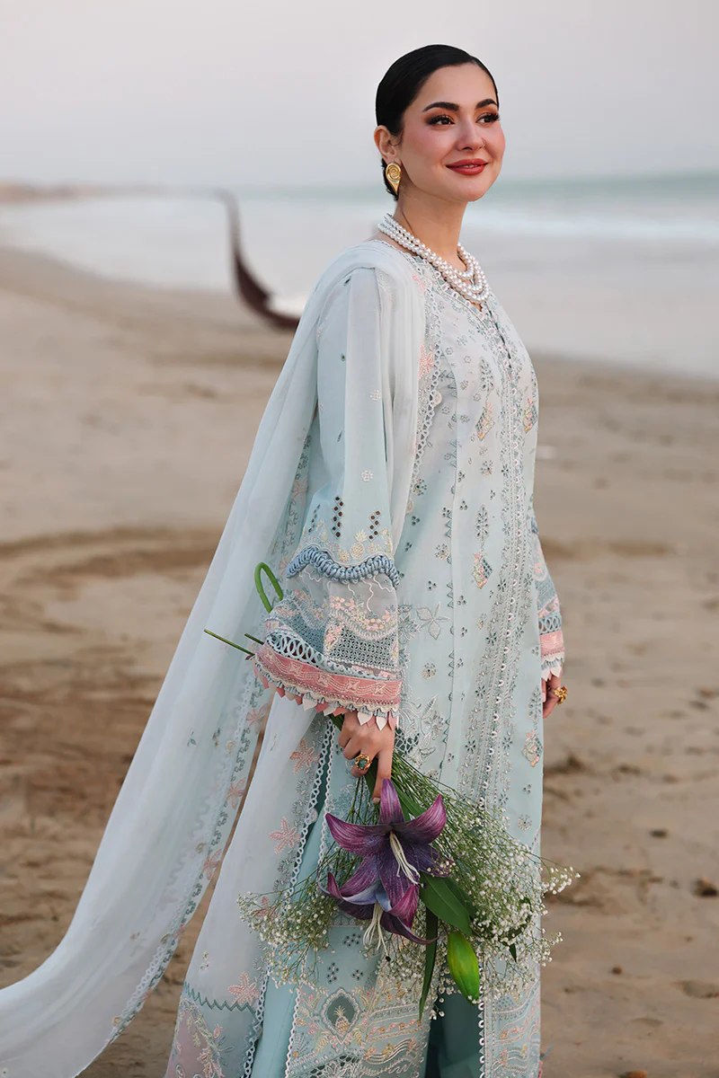 Qalamkar Sahil - Lawn Embroidered 3 Piece - SA-05 AYRA