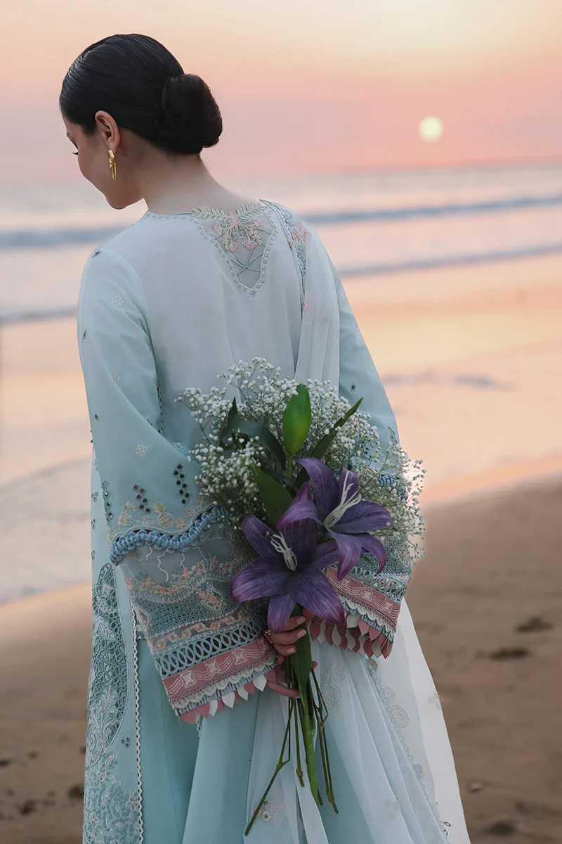 Qalamkar Sahil - Lawn Embroidered 3 Piece - SA-05 AYRA