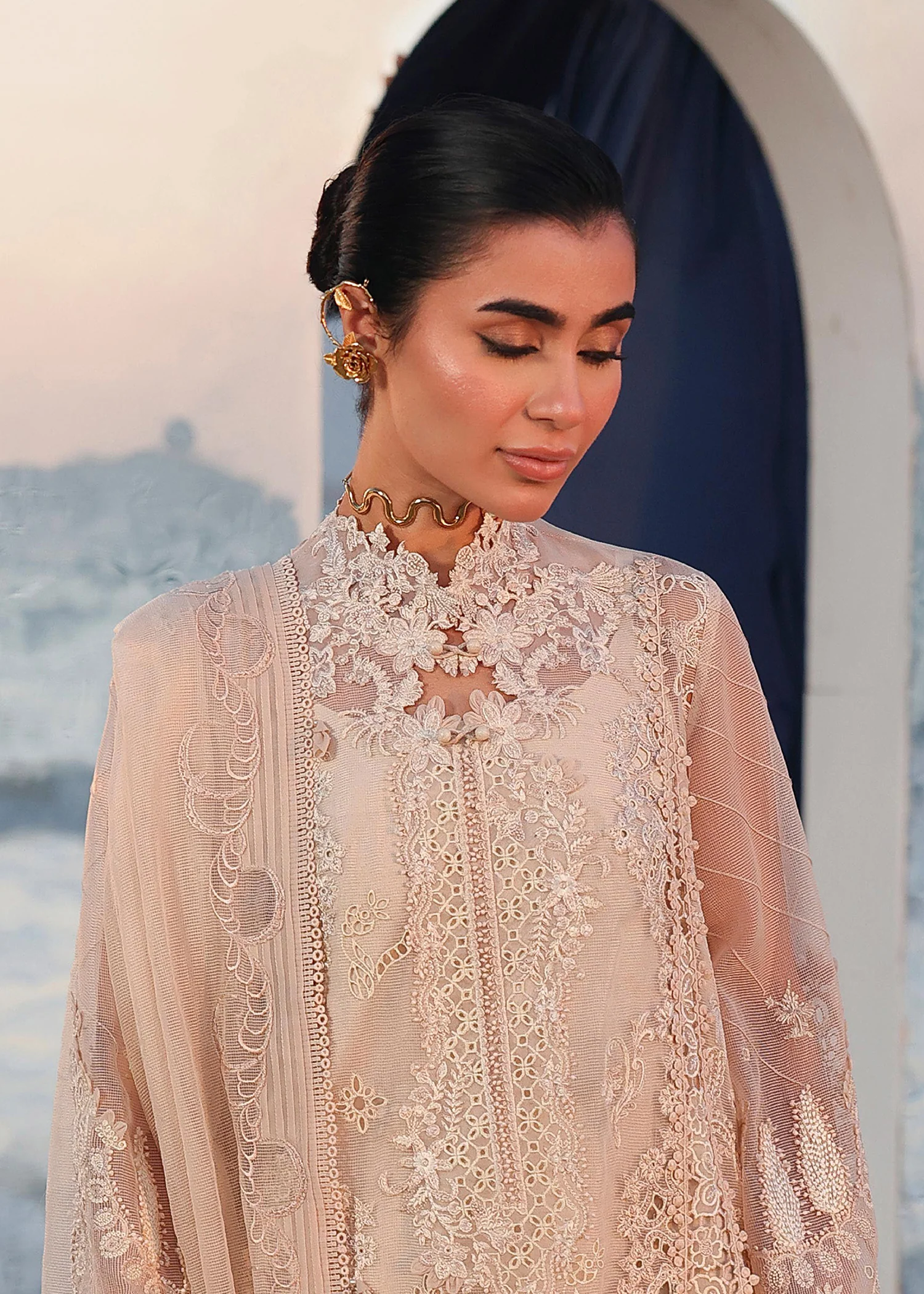 Qalamqar Luxury lawn 2026 Sahil Kinaray