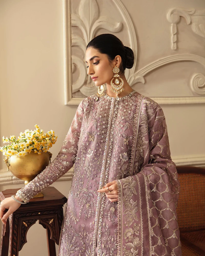 Soraya SEHR Organza Formal Dress Hand Embellished 3 Piece