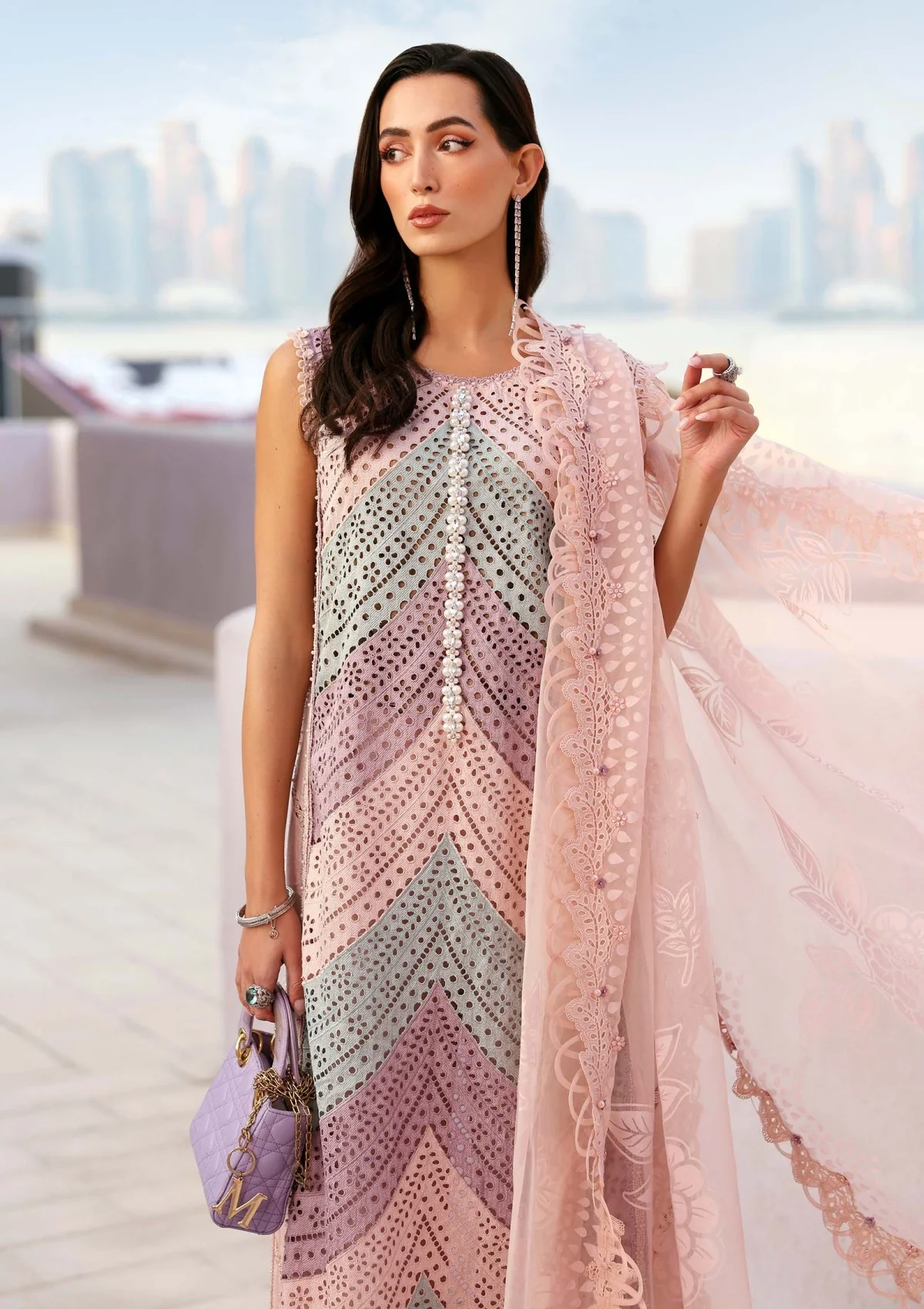 Maria.B Luxury Lawn Unstitched Embroidered 3Pc Suit