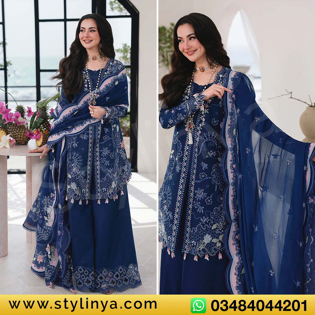 Qalamkar Luxury Lawn - Esma | Summer Lawn | Ladylike Dresses