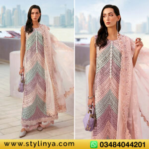 Maria.B Luxury Lawn Unstitched Embroidered 3Pc Suit