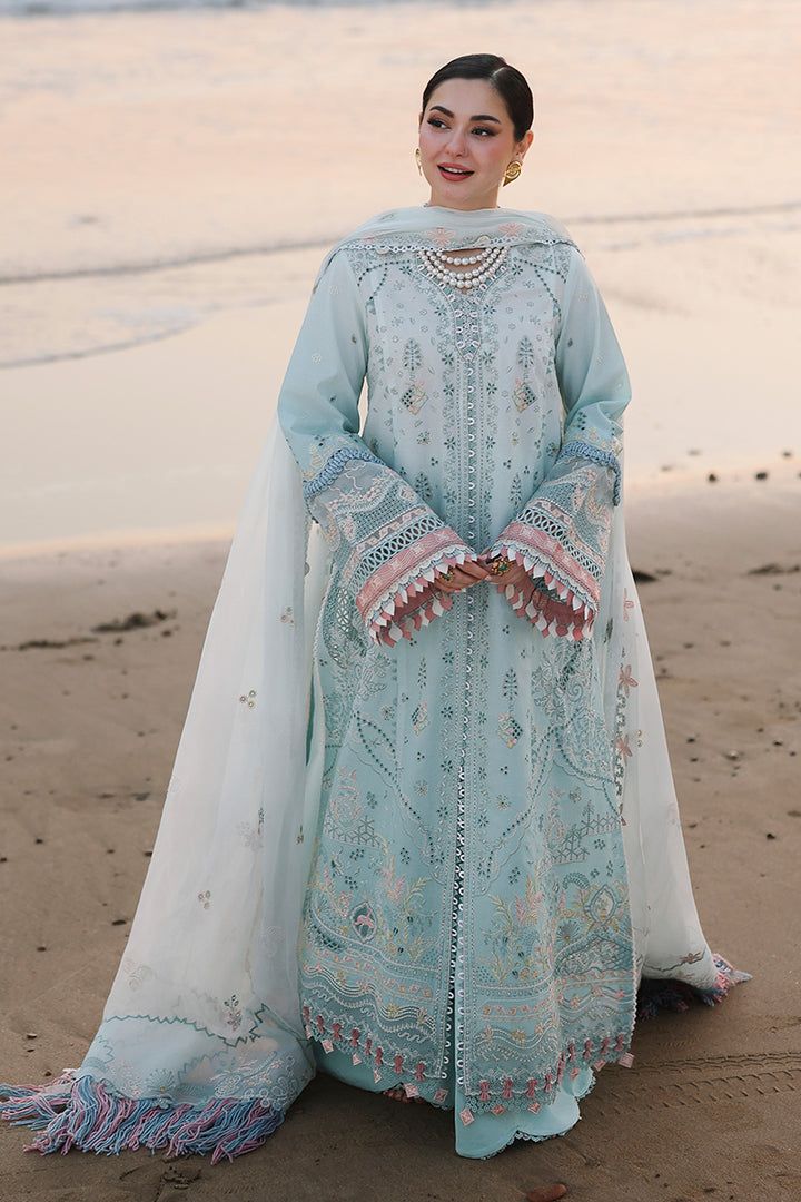 Qalamkar Sahil - Lawn Embroidered 3 Piece - SA-05 AYRA