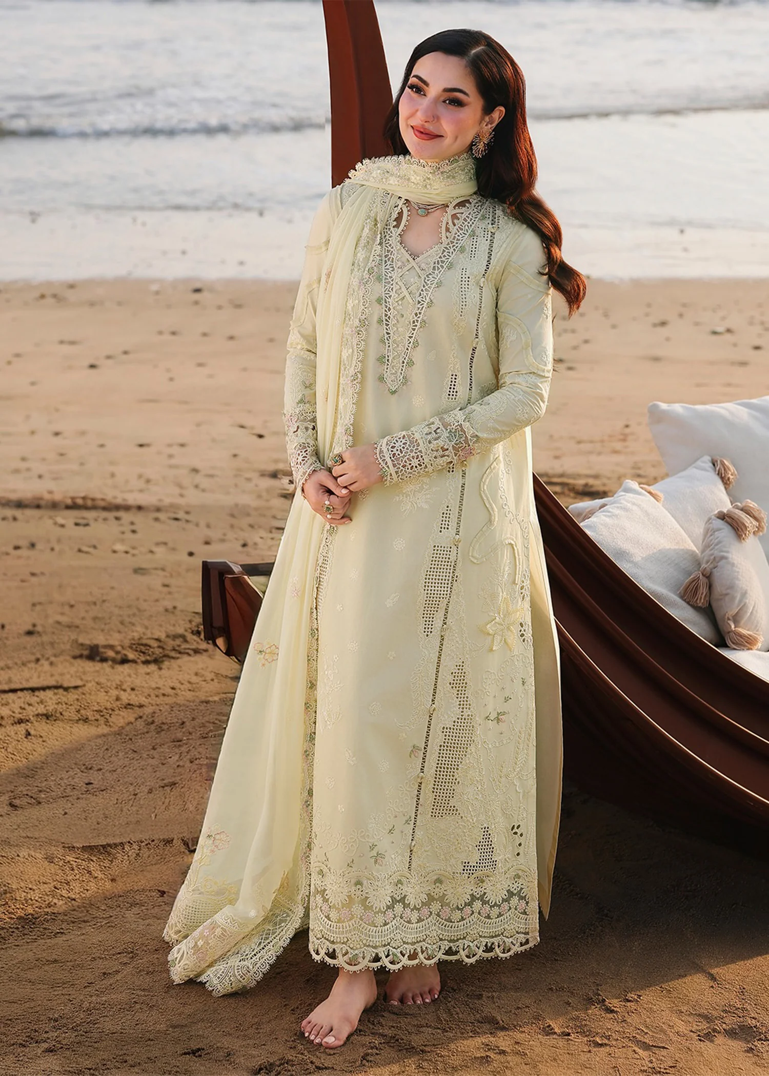 Qalamkar Sahil Luxury Aiyla Lawn