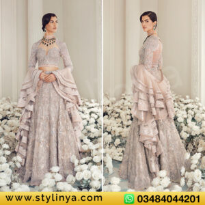 Suffuse Iris Couture collection bridal ensemble