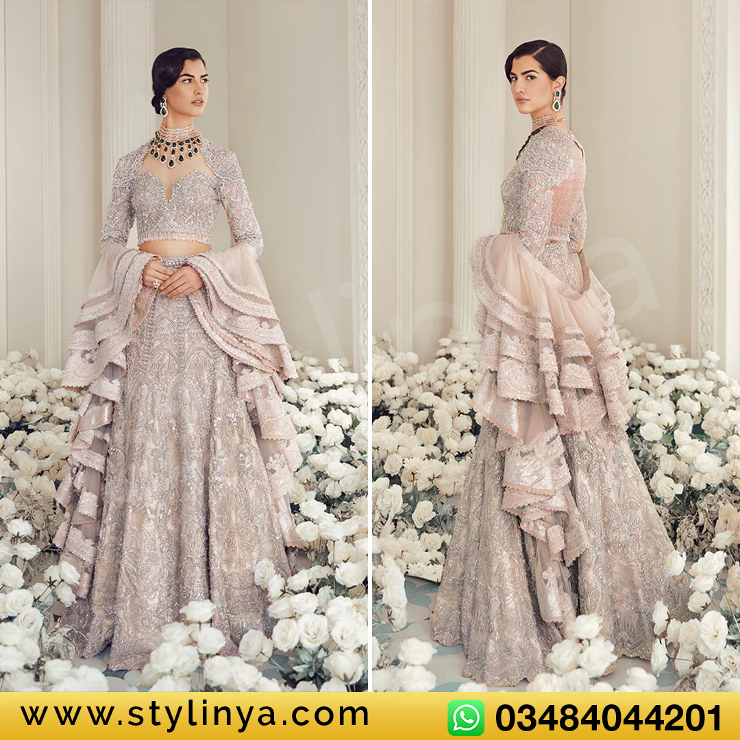 Suffuse Iris Couture collection bridal ensemble