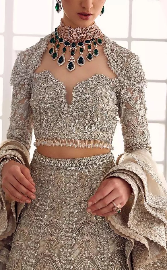 Suffuse Iris Couture collection bridal ensemble