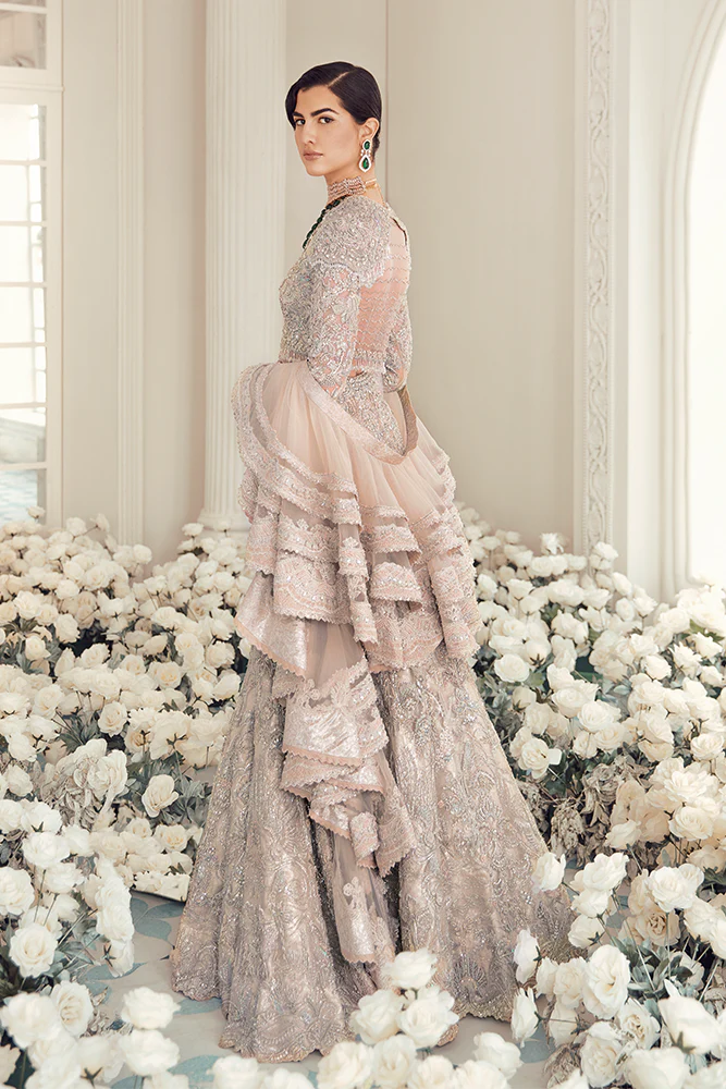 Suffuse Iris Couture collection bridal ensemble